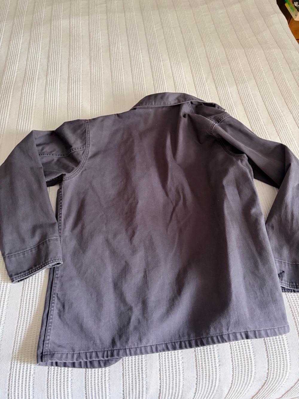Uniqlo Dark Charcoal Rugged Shirt Jacket, Medium, 100% cotton - Picture 2 of 6